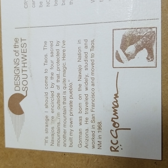 R C Gorman crystal wall tile - Picture 6 of 9